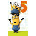 Minion Movie Age 5 Birthday Card an Official Despicable Me Product