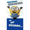 Minion Movie Grandson Birthday Card an Official Despicable Me Product