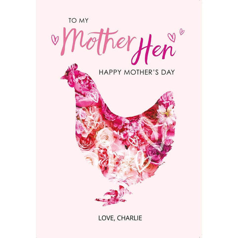 'Mother Hen' Mothers Day Personalised Card by Animal Planet an Official Animal Planet Product