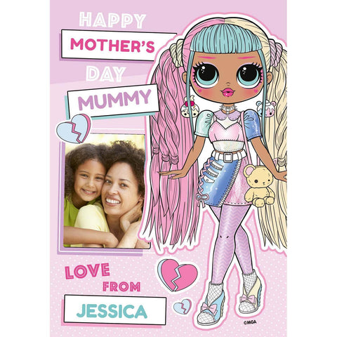 Mothers Day Personalised Card by LOL an Official LOL Surprise Product