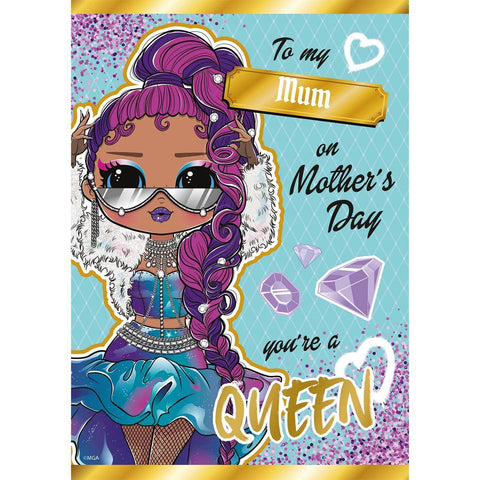 Mothers Day Personalised Card by LOL OMG an Official LOL Surprise Product