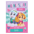 Mothers Day Personalised Card by Paw Patrol an Official Paw Patrol Product