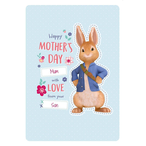 Mothers Day Personalised Card by Peter Rabbit an Official Peter Rabbit Product
