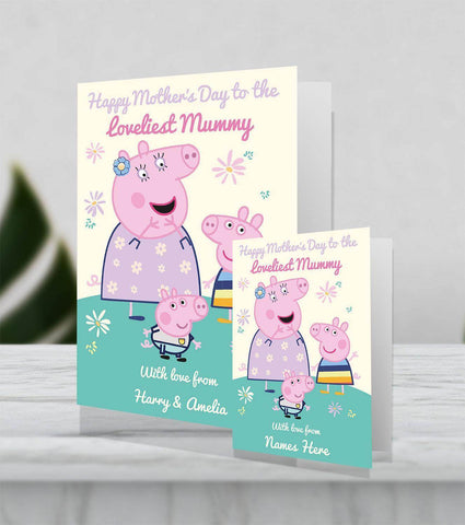 Mothers Day Personalised Giant Card by Peppa Pig an Official Peppa Pig Product