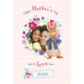 Mothers Day Photo Personalised Card by Peter Rabbit an Official Peter Rabbit Product