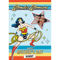 Mothers Day Photo Personalised Card by Wonder Woman an Official DC Comics Product