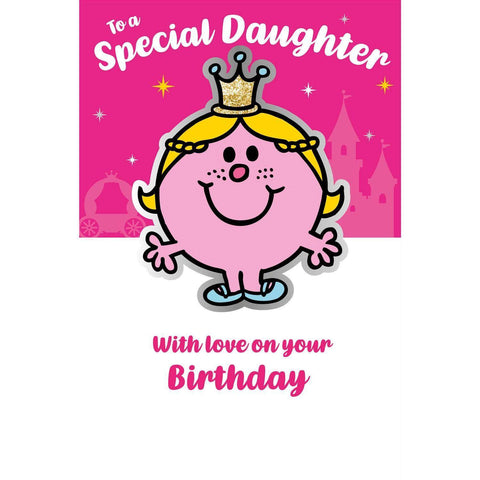 Mr. Men Little Miss Daughter Birthday Card an Official Mr Men and Little Miss Product