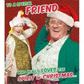 Mrs Brown's Boys Friend Christmas Card an Official Mrs Brown Boys Product