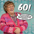 Mrs Brown's Boys Happy 60th Card an Official Mrs Brown Boys Product