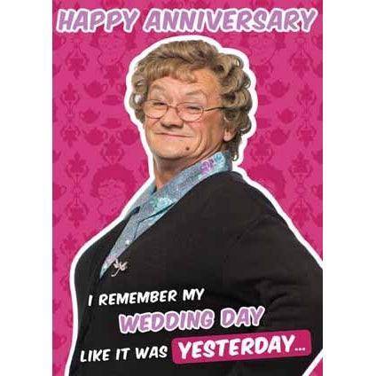Mrs Brown's Boys Happy Anniversary Card an Official Mrs Brown Boys Product