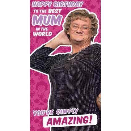 Mrs Brown's Boys Happy Birthday Mum Card an Official Mrs Brown Boys Product