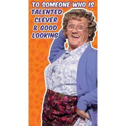 Mrs Brown's Boys Happy Birthday Talented Friend Card an Official Mrs Brown Boys Product