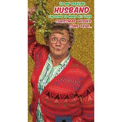 Mrs Brown's Boys Husband Christmas Card an Official Mrs Brown Boys Product
