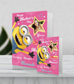 'Mum in a million' Mother's Day Personalised Giant Photo Card by The Minions an Official Despicable Me Product