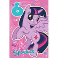 My Little Pony 6th Birthday Card an Official My Little Pony Product