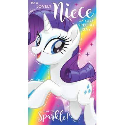 My Little Pony Niece Birthday Card an Official My Little Pony Product