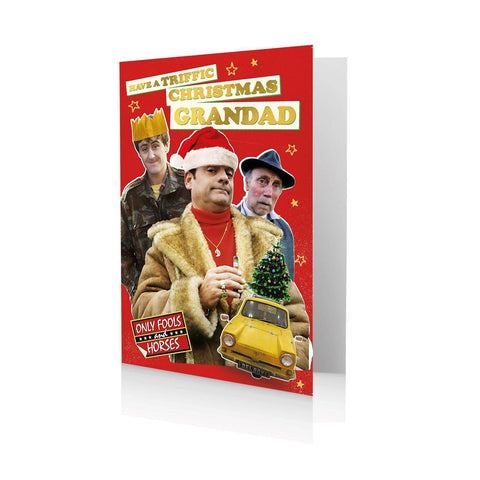 Only Fools And Horses Grandad Christmas Card an Official Only Fools and Horses Product