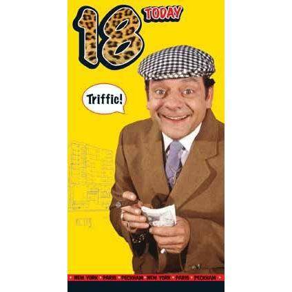 Only Fools and Horses Happy 18th Birthday Card an Official Only Fools and Horses Product