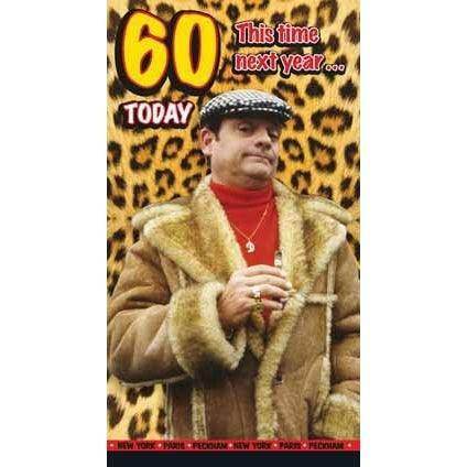 Only Fools and Horses Happy 60th Birthday Card an Official Only Fools and Horses Product