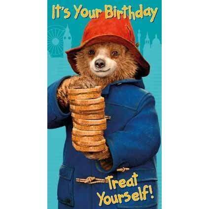 Paddington Bear The Movie Birthday Card an Official Paddington Bear Product