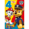 Paw Patrol Age 4 Pop Up Card an Official Paw Patrol Product