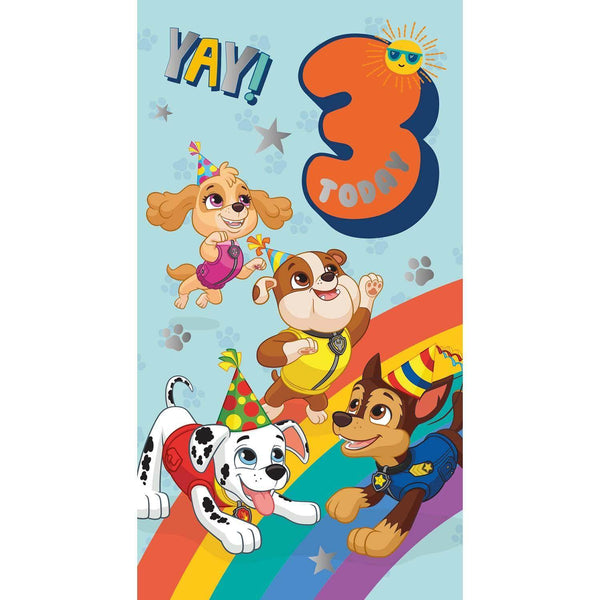 Paw Patrol Birthday Card, Officially Licensed Product