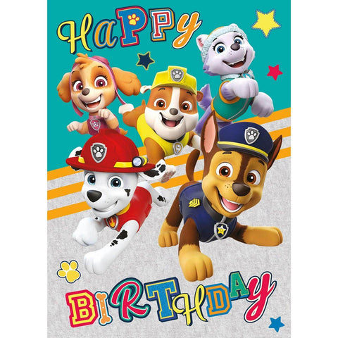 Paw Patrol Birthday Card an Official Paw Patrol Product