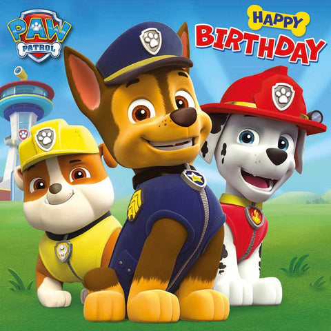 Paw Patrol Birthday Card an Official Paw Patrol Product