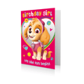 Paw Patrol Birthday Girl Birthday Card an Official Paw Patrol Product