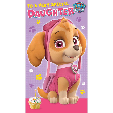 Paw Patrol Daughter Birthday Card an Official Paw Patrol Product