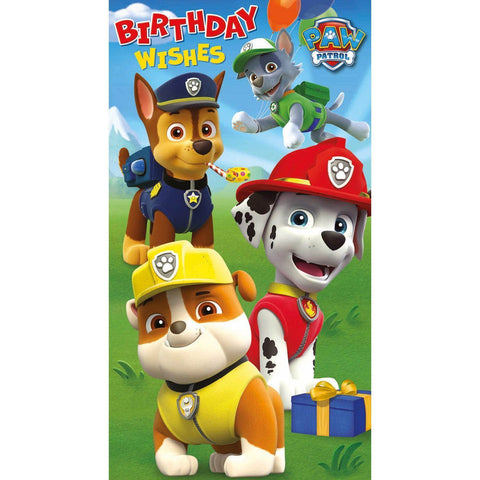 Paw Patrol General Birthday Card an Official Paw Patrol Product