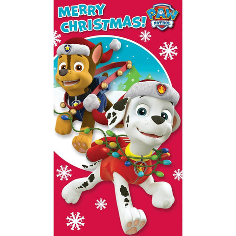 Paw Patrol General Christmas Card an Official Paw Patrol Product