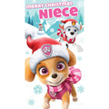 Paw Patrol Niece Christmas Card an Official Paw Patrol Product