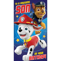 Paw Patrol Son Birthday Card an Official Paw Patrol Product