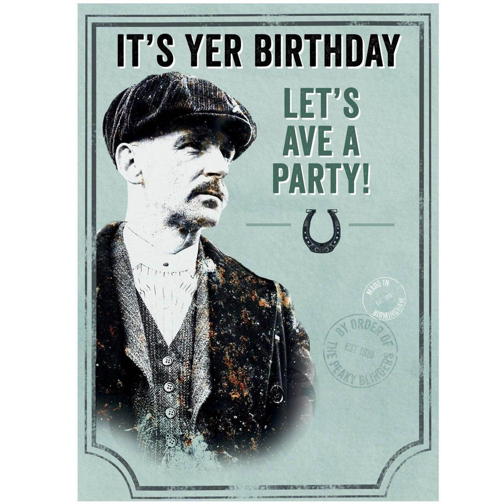 Peaky Blinders It's Yer Birthday Card an Official Peaky Blinders Product