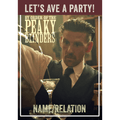 Peaky Blinders Party PERSONALISED Celebration Card Any occasion an Official Peaky Blinders Product