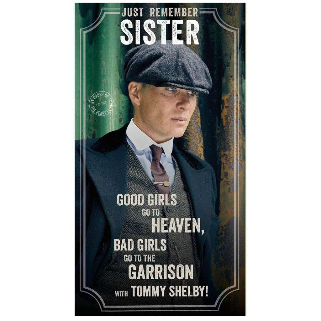 Peaky Blinders Sister Birthday Card an Official Peaky Blinders Product