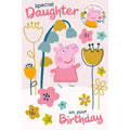 Peppa Pig Birthday Card For Daughter, Officially Licensed Product an Official Peppa Pig Product