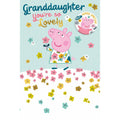 Peppa Pig Birthday Card For Granddaughter, Officially Licensed Product an Official Peppa Pig Product