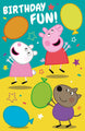 Peppa Pig Colour In Birthday Card an Official Peppa Pig Product