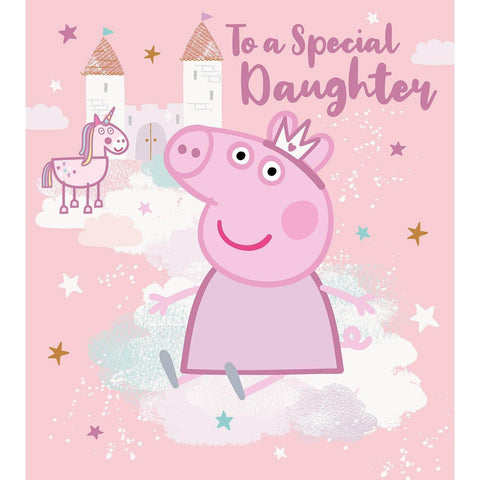 Peppa Pig Daughter Birthday Card an Official Peppa Pig Product