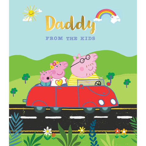 Peppa Pig Father's Day Card From The Kids an Official Peppa Pig Product