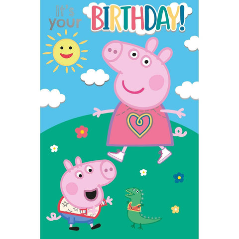 Peppa Pig Itâ€™s Your Birthday Card an Official Peppa Pig Product