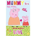 Peppa Pig Mummy Birthday Card an Official Peppa Pig Product
