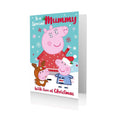 Peppa Pig Mummy Christmas Card an Official Peppa Pig Product