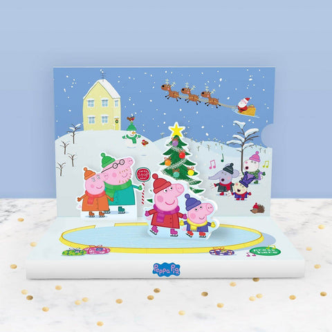 Peppa Pig Musical Christmas Card an Official Danilo Promotions Product