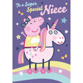 Peppa Pig Niece Birthday Card, To a Super Special Niece an Official Peppa Pig Product