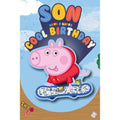 Peppa Pig Son Birthday Card, Son Have a Super Cool Birthday an Official Peppa Pig Product