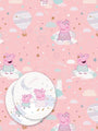 Peppa Pig Wrapping Paper 2 Sheet 2 Tags, Official Product an Official Danilo Promotions Product