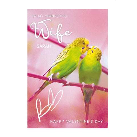 Personalised Animal Planet Wife Valentines Card an Official Animal Planet Product